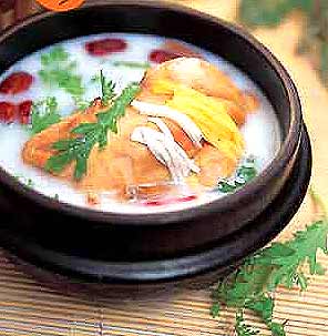 韩国药参鸡汤(图)